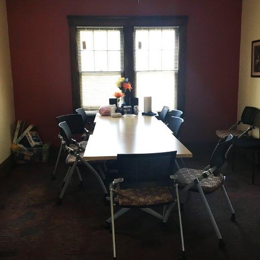 Inside of Black Cultural Center; conference room